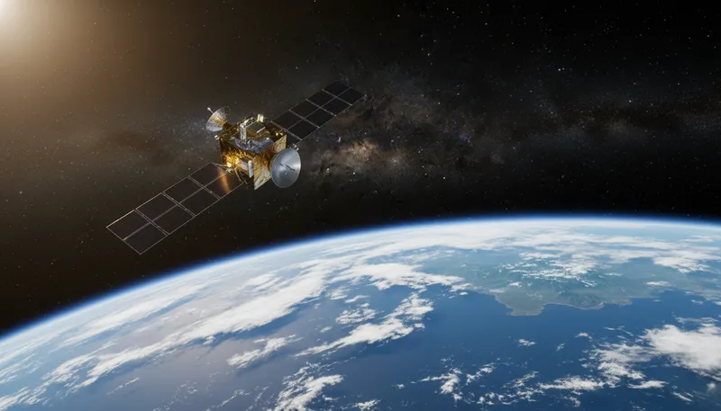 Illustration of orbit: The path one body takes around another.