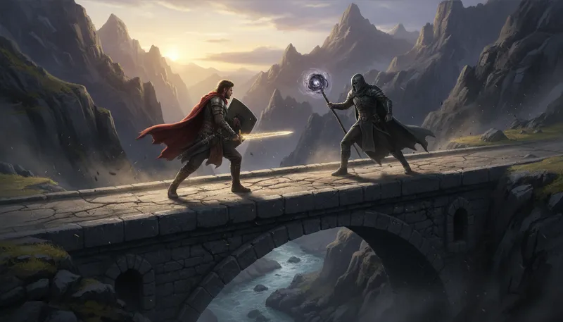 Illustration of nemesis: An enemy or rival that causes trouble.