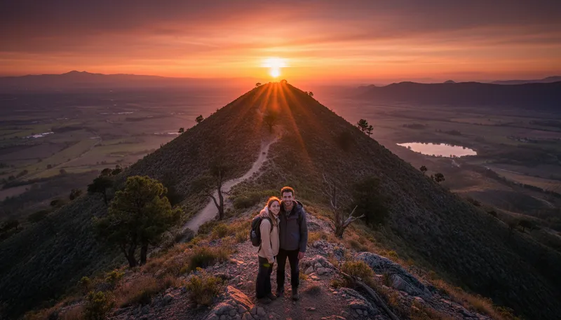 Illustration of cerro: Spanish word for a hill or mountain.