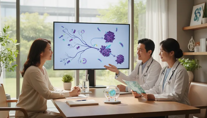 Illustration of immunotherapy: Treatment that uses the body's immune system.
