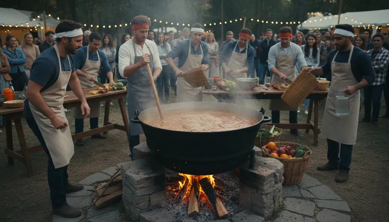 Illustration of keep the pot boiling: maintain interest or excitement in something