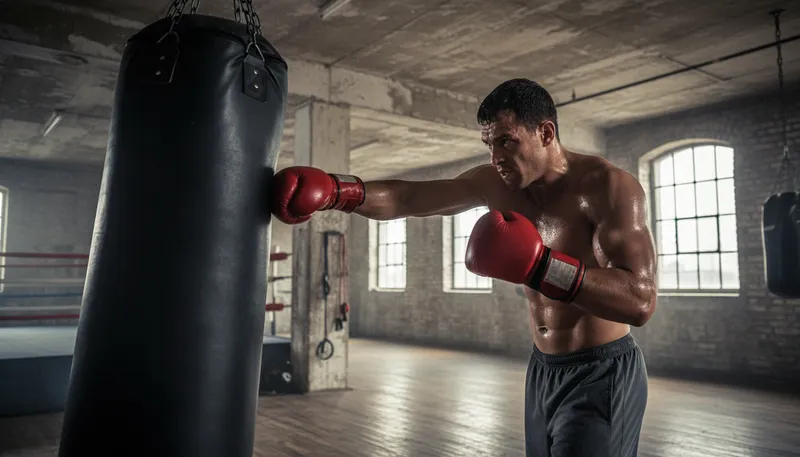 Illustration of punch: A quick hit with a closed fist.