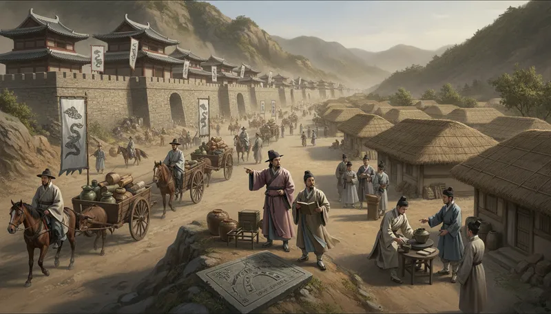 Illustration of han: a Korean dynasty known for culture