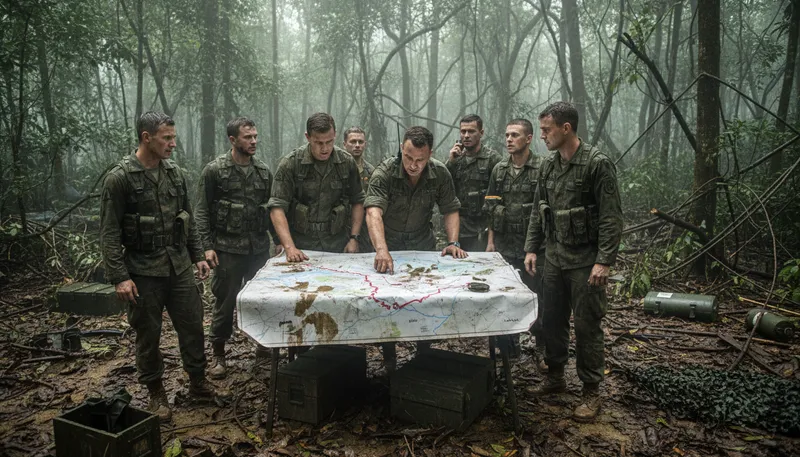 Illustration of no battle plan survives contact with the enemy: plans often fail when confronted with challenges