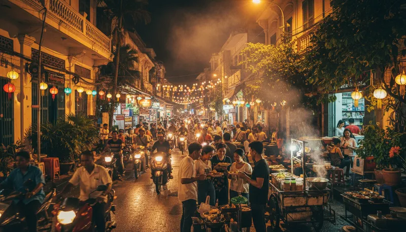 Illustration of phnom: Capital city of Cambodia.