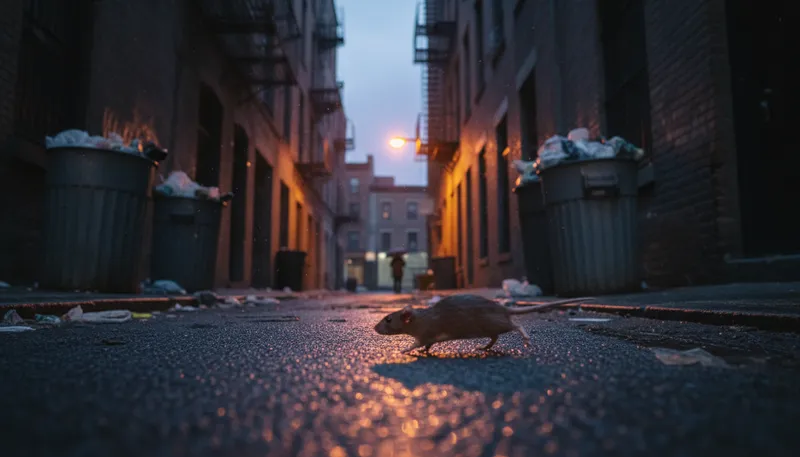 Illustration of rat: a small rodent often found in cities