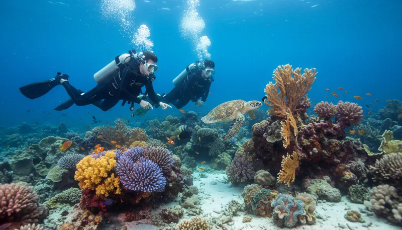 Illustration of seafloor: The bottom surface of the ocean.