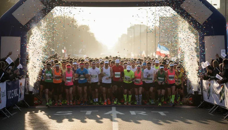 Illustration of begining: The starting point of something.