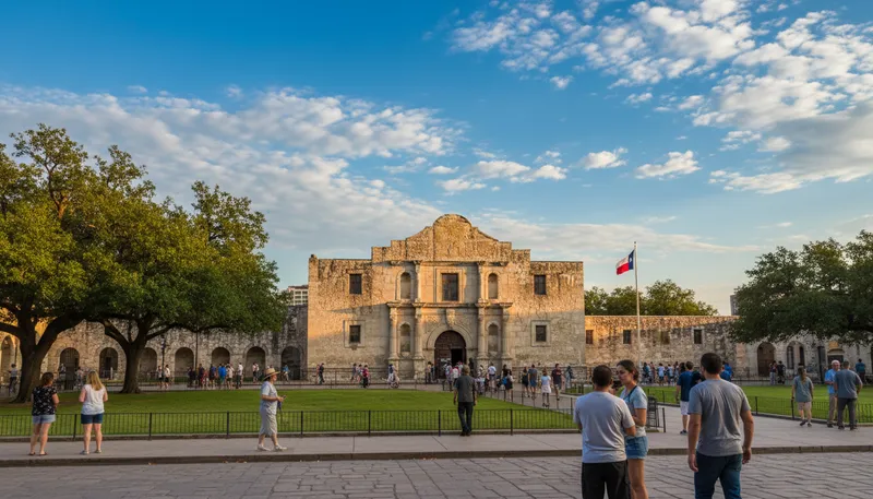 Illustration of alamo: A historic site in Texas.