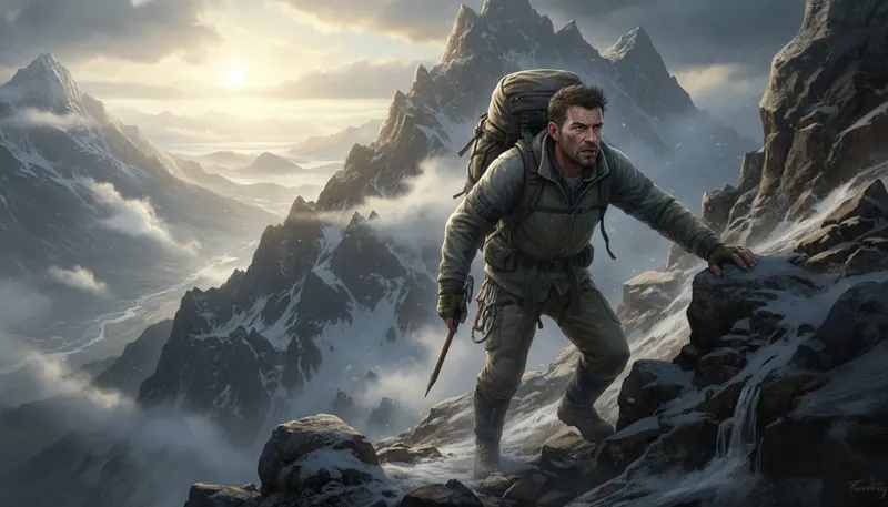 Illustration of hardie: A surname meaning strong or courageous.