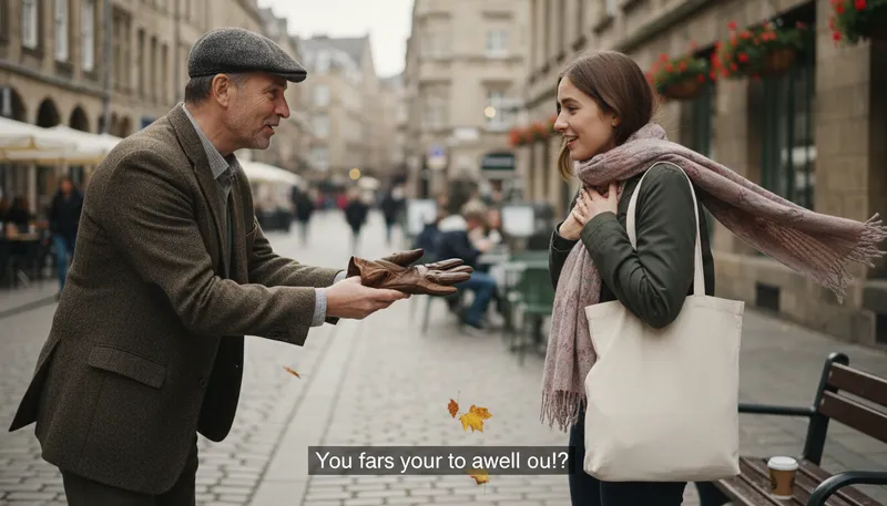 Illustration of begging your pardon: a polite way to ask for forgiveness