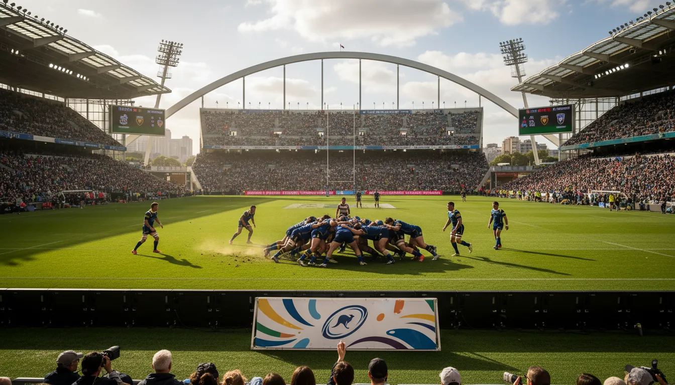 Illustration de ARU : an organization that manages rugby matches in Australia
