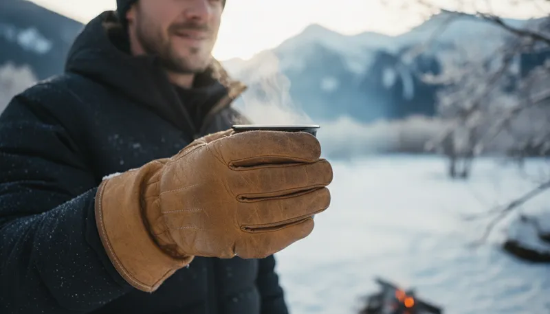 Illustration of glove: a covering for the hand with separate fingers