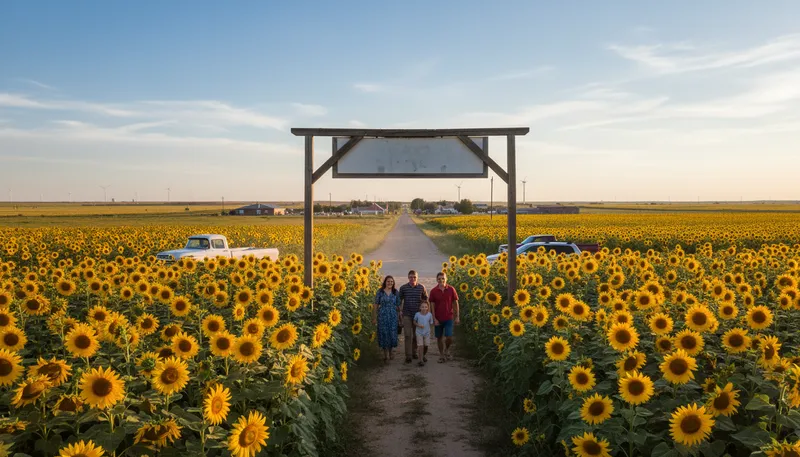 Illustration of amarillo: A city in Texas known for its yellow flowers.