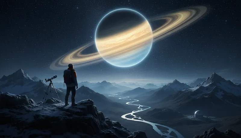 Illustration of ringed: surrounded by a circle or ring.