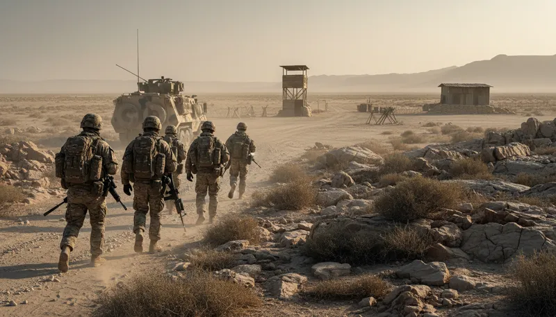 Illustration of toa: the area where military operations occur