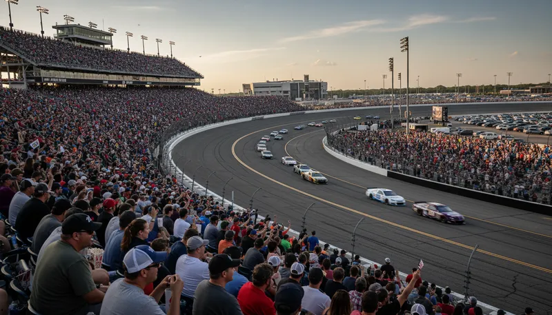 Illustration of nascar: a type of auto racing event