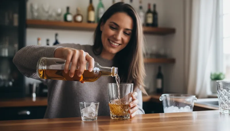 Illustration of alcohol: A liquid substance that can make people drunk.