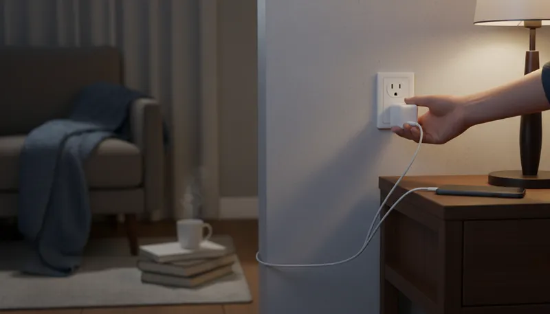 Illustration of charger: a device used to power electrical devices.