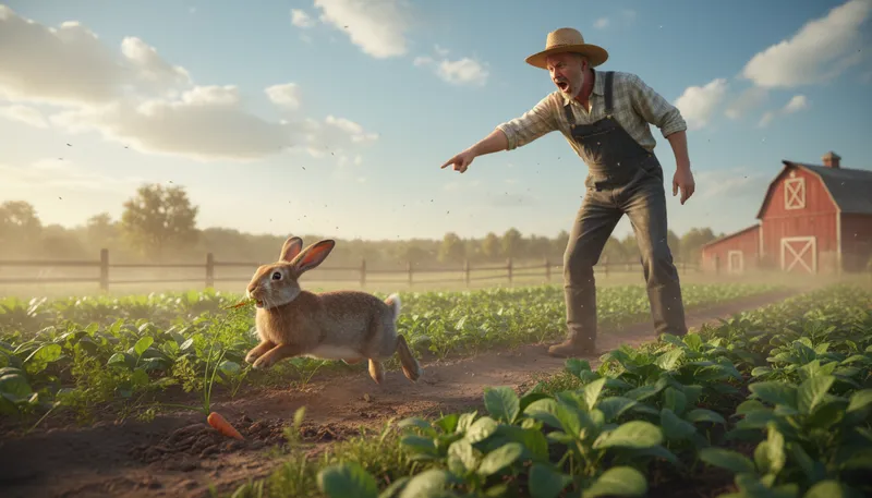 Illustration of hippity hoppity get off my property: tell someone to leave your space