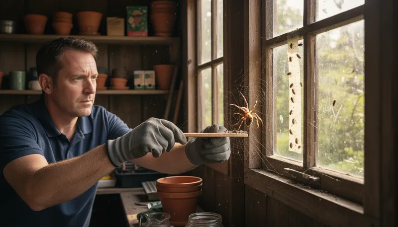 Illustration of spider: a device used to catch or trap