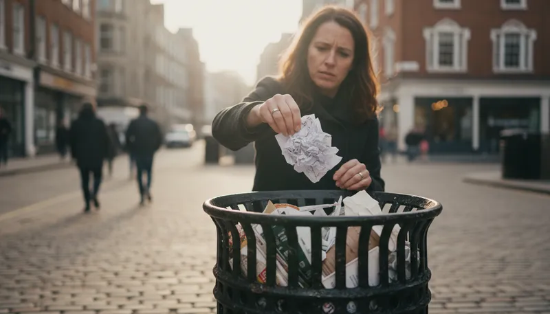 Illustration of rubbish: nonsense or worthless ideas