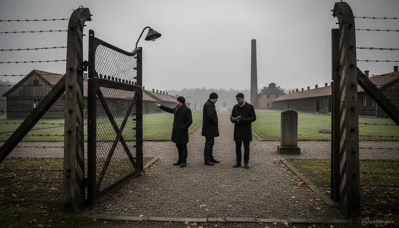 Illustration of dachau: A former Nazi concentration camp in Germany.