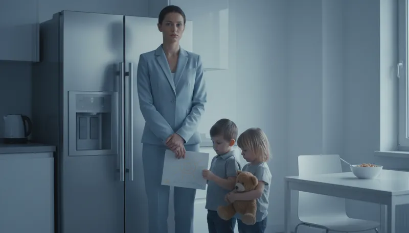Illustration of refrigerator mother: a cold, unloving parent, often used historically