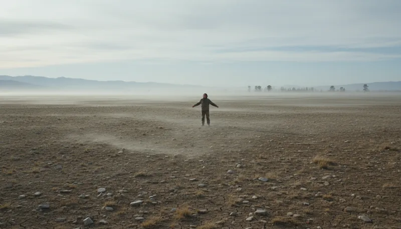 Illustration of nothingness: The state of being empty or void.