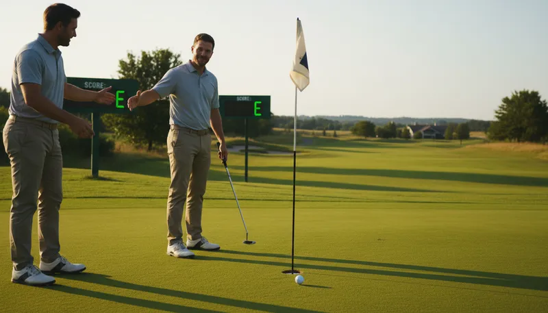 Illustration of par: the standard score in golf