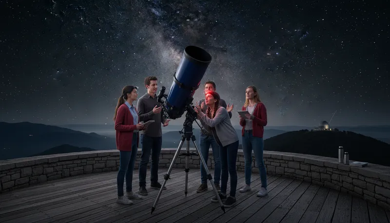 Illustration of observe: To watch something carefully.