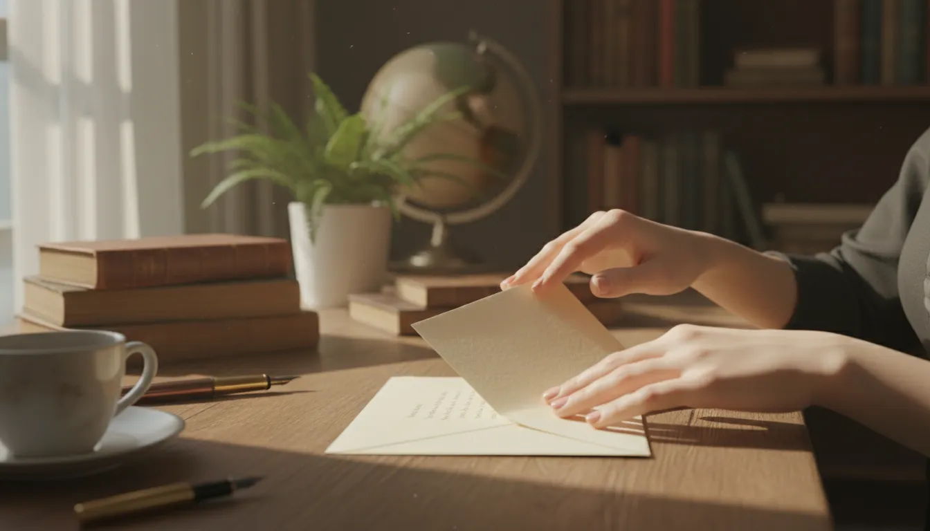 envelope 일러스트: a flat paper container for a letter