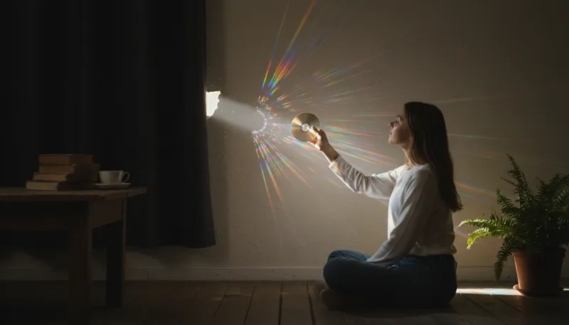 Illustration of diffraction: the bending of waves around obstacles