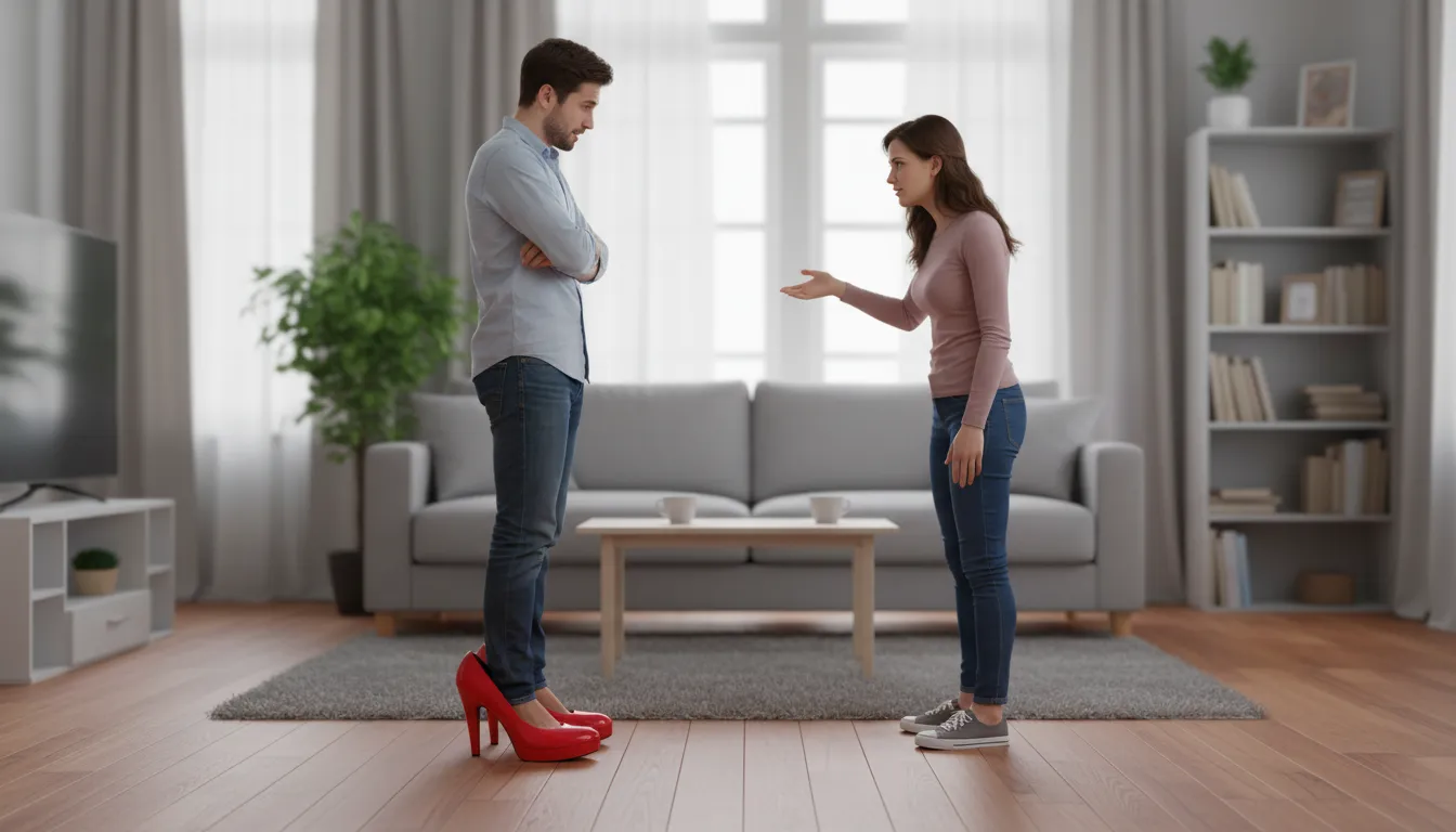 ภาพประกอบของ stand in someone's shoes: to understand another's perspective