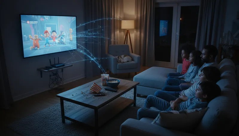 Illustration of broadband: High-speed internet connection for fast data transfer.