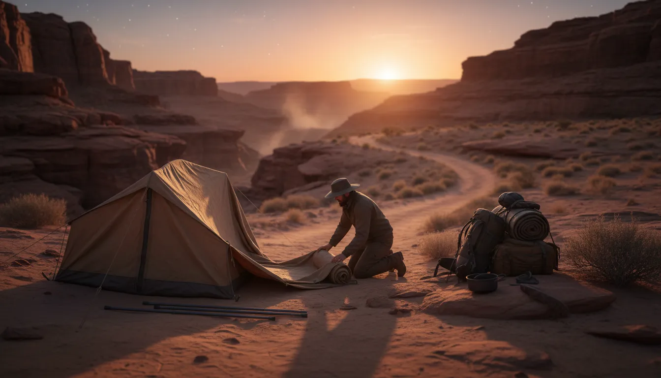 fold one's tent 的插图：Withdraw or retreat from a situation.