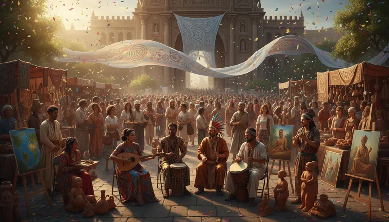 Illustration of globally: Involving the whole world or all countries.
