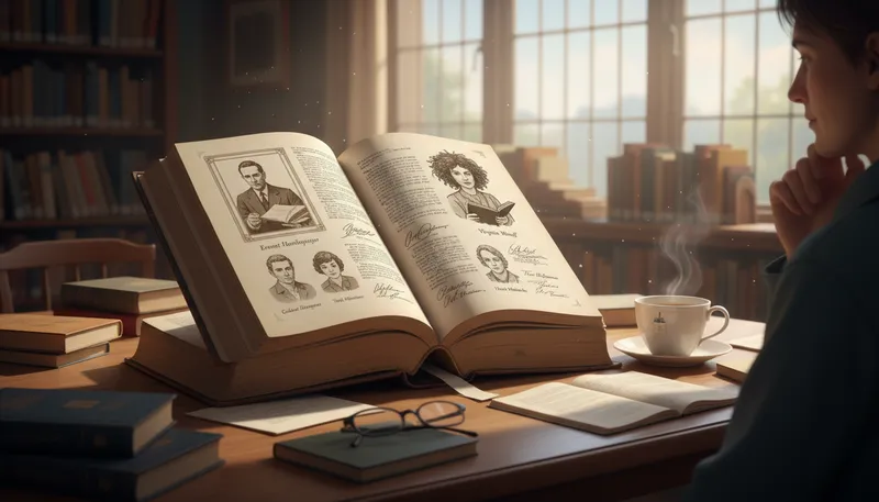 Illustration of anthology: A collection of literary works.