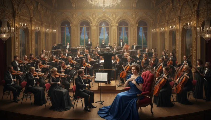 Illustration of command performance: a special show for important guests