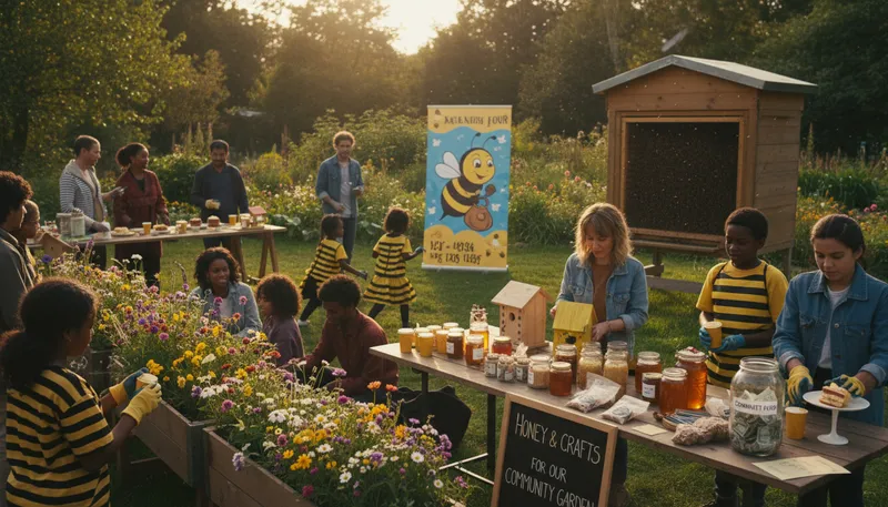 Illustration of bee: a gathering for a specific purpose