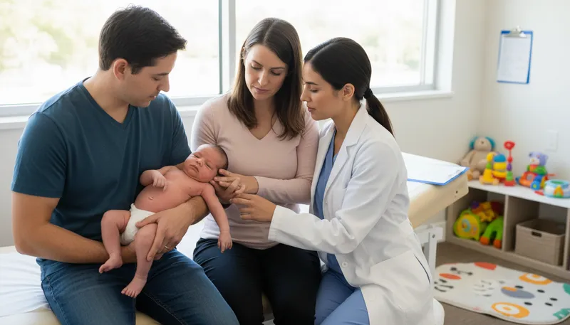 Illustration of floppy infant syndrome: poor muscle tone in infants.