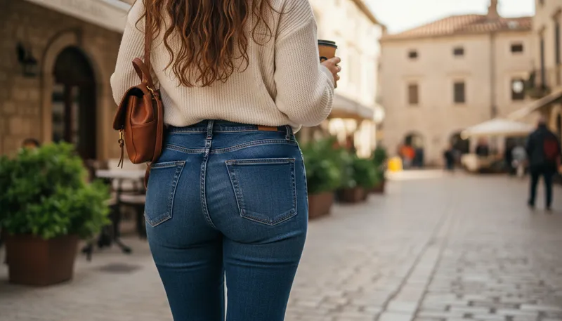 Illustration of full butt: a large, rounded backside