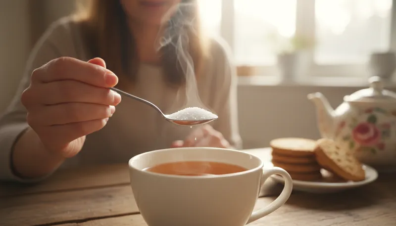 Illustration of spoonful: A small amount measured with a spoon.
