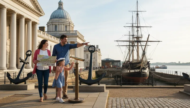 Illustration of greenwich: A place known for its historical significance.