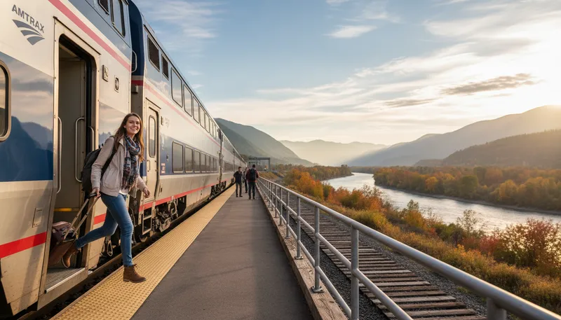 Illustration of amtrak: U.S. national rail passenger service.