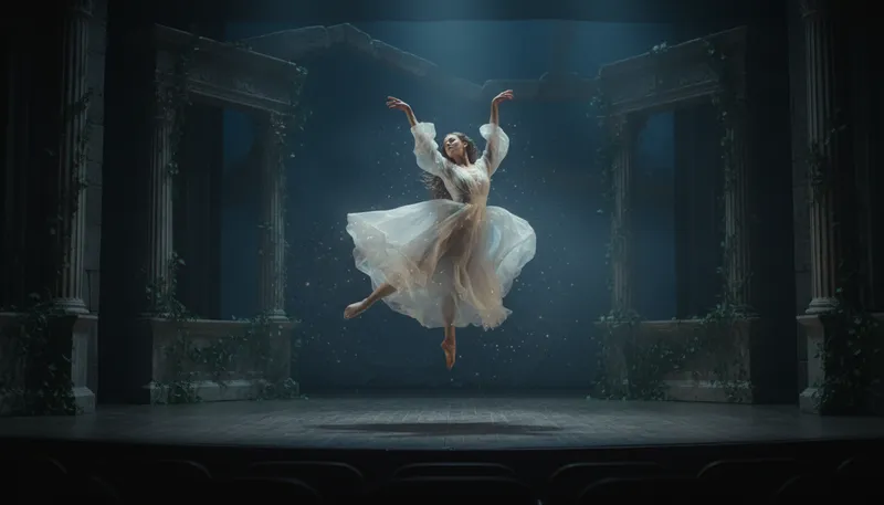 Illustration of ethereal: extremely delicate and light, almost heavenly.