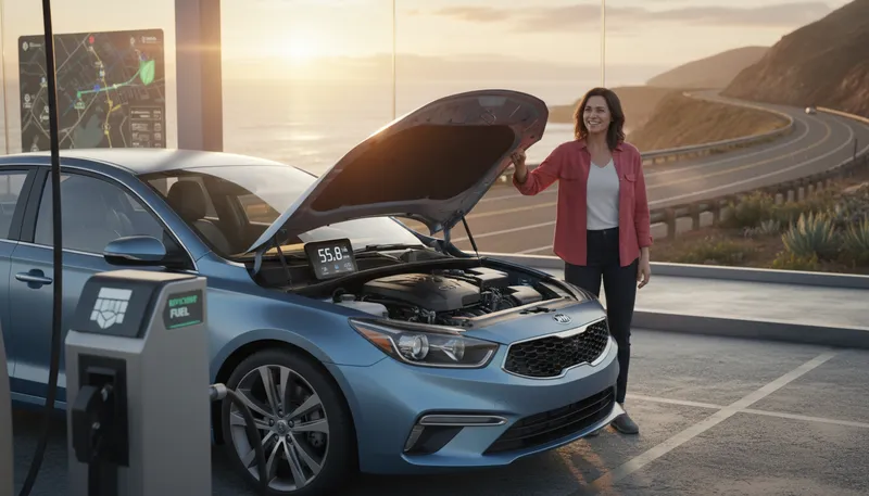 Illustration of gdi: Gasoline direct injection for improved fuel efficiency.
