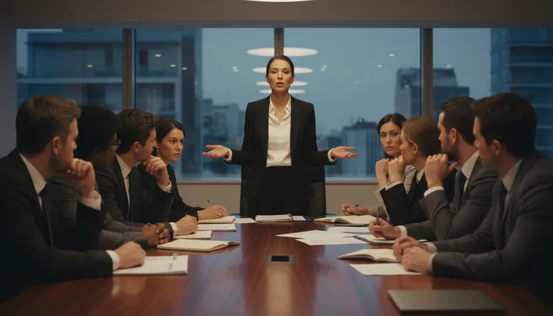 Illustration of assertive: Confidently self-assured; expressing oneself clearly.