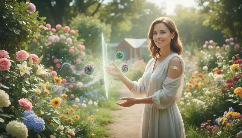 Illustration of immunity: Resistance to a disease or infection.