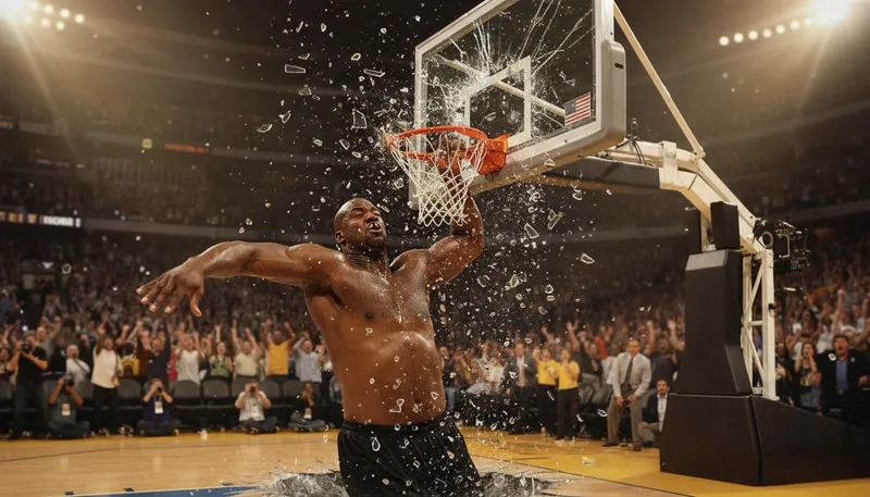 Illustration of shaquille: A famous retired basketball player.